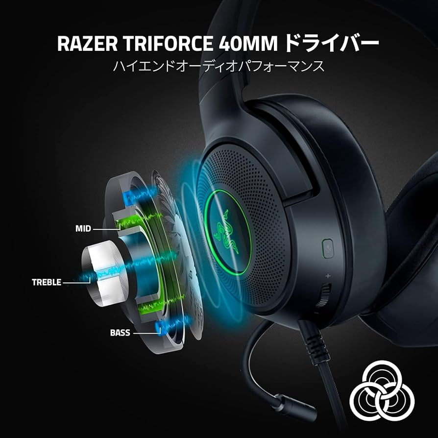 Razer Kraken V3 レイザークラーケンゲーミングヘッドセット Amazon.co.jp: FORTNITE ゲーミングヘッドセット Razer レイザー